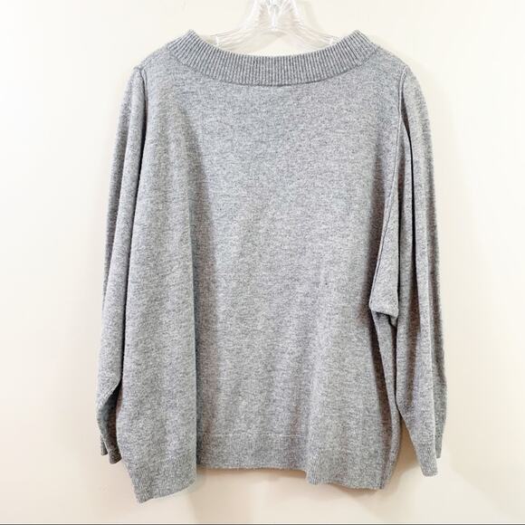 J Crew Wool Blend Gray Sweater - Picture 5 of 5